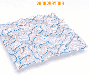 3d view of Ban Houay Nha