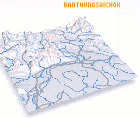 3d view of Ban Thung Sai Chok