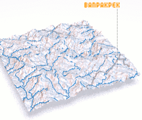 3d view of Ban Pakpèk