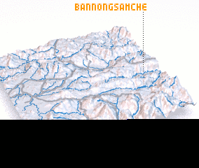 3d view of Ban Nongsamchè