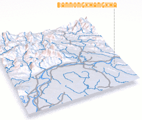 3d view of Ban Nong Khang Kha