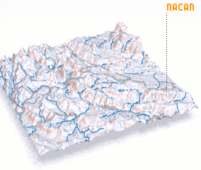 3d view of Nà Cạn