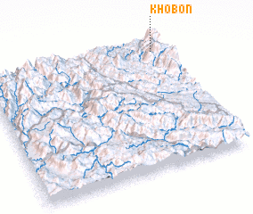 3d view of Kho Bôn