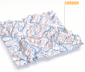 3d view of Sơn Ðen