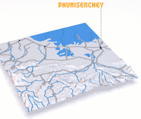 3d view of Phumĭ Sên Chey