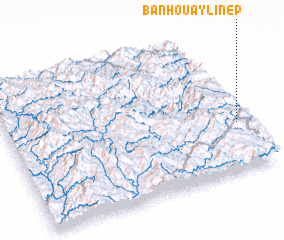 3d view of Ban Houay Linep