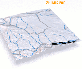 3d view of Zhujiayao