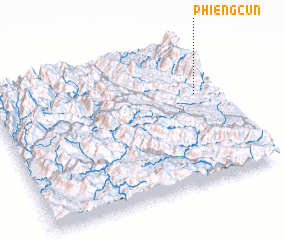 3d view of Phieng Cun