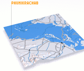 3d view of Phumĭ Krâchăb