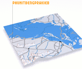 3d view of Phumĭ Tbêng Prâkiĕb