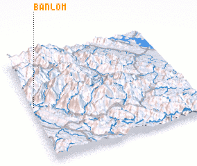 3d view of Bản Lốm