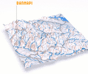 3d view of Bản Mã Pi