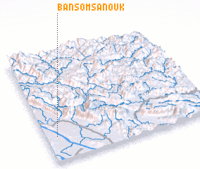 3d view of Ban Sômsanouk