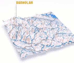 3d view of Bản Hô Lam