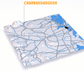 3d view of Châmbák Dângkôm