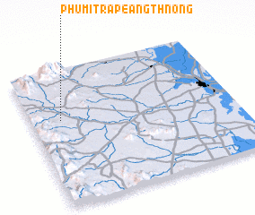 3d view of Phumĭ Trâpeăng Thnóng