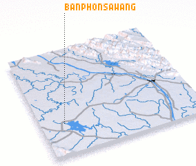 3d view of Ban Phon Sawang