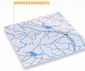 3d view of Amphoe Ban Phaeng