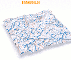 3d view of Bản Huôi Lội