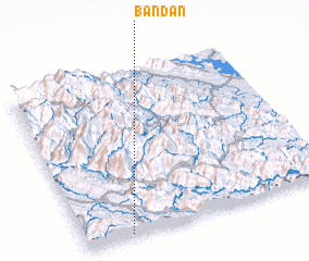 3d view of Bản Dan