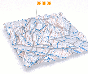 3d view of Bản Hòa