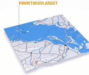 3d view of Phumĭ Thkoŭl Ândêt