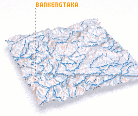 3d view of Bản Keng Ta Ka