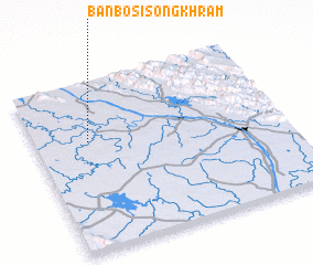 3d view of Ban Bo Si Songkhram