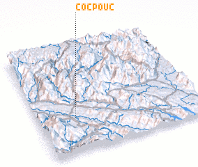 3d view of Cốc Pouc