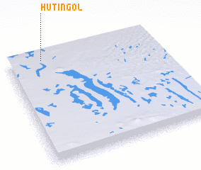 3d view of Hutin Gol