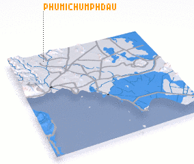 3d view of Phumĭ Chŭm Phdau