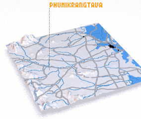 3d view of Phumĭ Krăng Ta Va