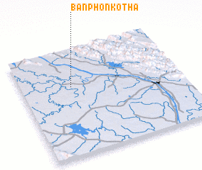 3d view of Ban Phon Ko Tha