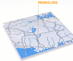 3d view of Phumĭ Slêng