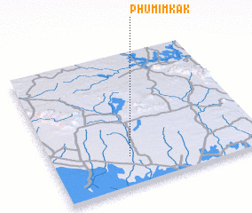 3d view of Phumĭ Mkăk