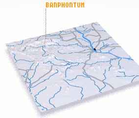 3d view of Ban Phon Tum