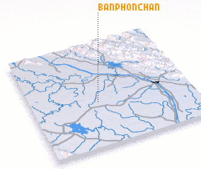 3d view of Ban Phon Chan