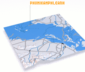 3d view of Phumĭ Kâmphléanh