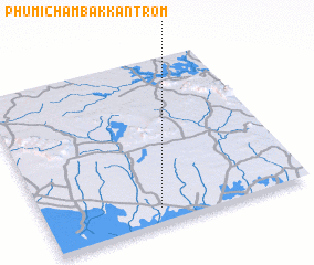 3d view of Phumĭ Châmbák Kântrom