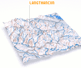 3d view of Làng Than Cun