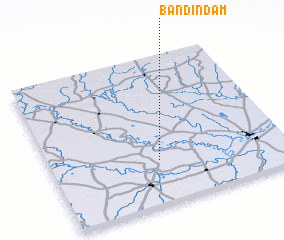 3d view of Ban Din Dam