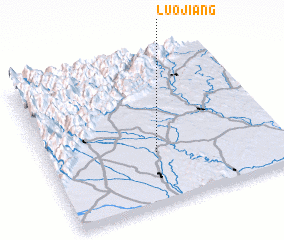 3d view of Luojiang
