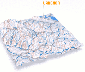 3d view of Làng Mon