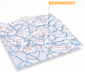 3d view of Ban Phakônkô