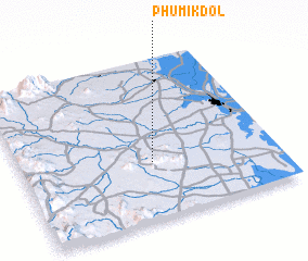 3d view of Phumĭ Kdŏl