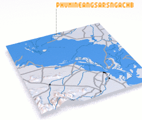 3d view of Phumĭ Néang Sâr Sngach (1)