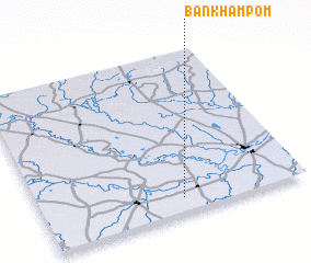 3d view of Ban Kham Pom