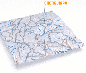 3d view of Chengjiapo