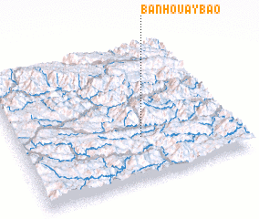 3d view of Ban Houay Bao