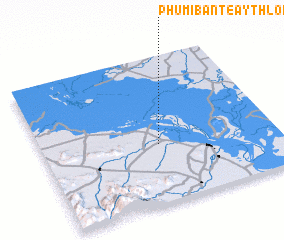 3d view of Phumĭ Bântéay Thlôk